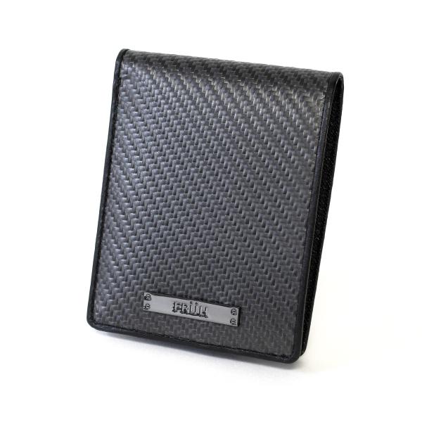 FRUHリアルカーボン・2つ折りウォレット