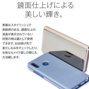 P20lite ケース 手帳型 薄 半透明手帳...の詳細画像2