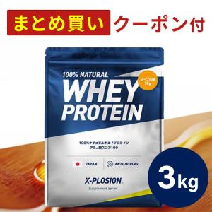 エクスプロージョン WPC 3kg メープル味 100%ホエイプロテイン 大容量