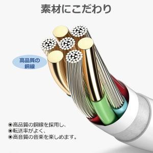 iPhone イヤホン 変換ケーブル iOS2...の詳細画像3