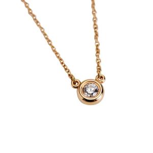 Tiffany & Co. バイザヤード　ゴールドネックレス　ダイヤモンド TIFFANY&Co. ティファニー バイザヤード 約0.17ct ネックレス 18