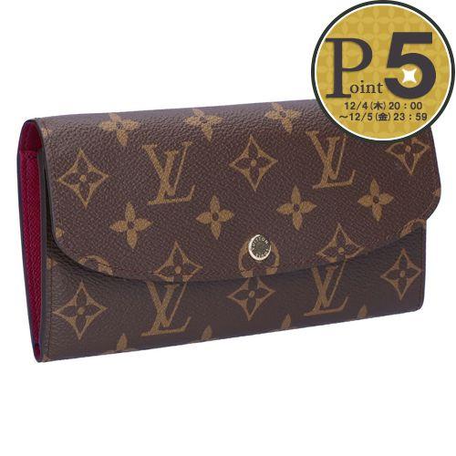 【並行輸入品】 ルイヴィトン LOUIS VUITTON 長財布 ポルトフォイユ・エミリー フューシ...