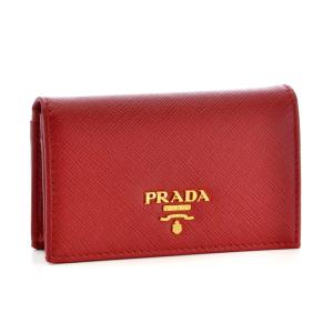 【お取り寄せ】 プラダ PRADA カードケース 1MC122 QWA 68Z 【SAFFIANO METAL】 FUOCO｜x-sell