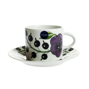 アラビア ARABIA カップ＆ソーサー 0366/0367 180ml パープルパラティッシ