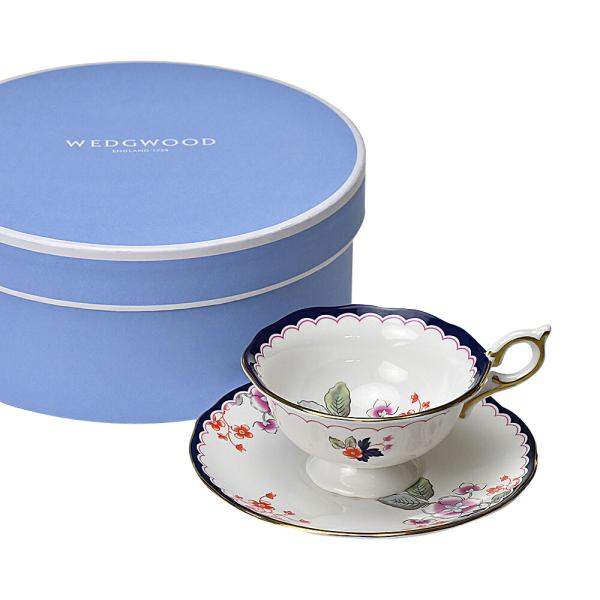 【お取り寄せ】 ウェッジウッド WEDGWOOD カップ&amp;ソーサー ワンダーラスト ジャスミン ブル...