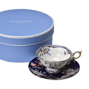 ウェッジウッド WEDGWOOD カップ&ソーサー ワンダーラスト ミッドナイトクレーン 180ml