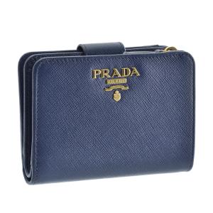 プラダ PRADA 折財布 1ML018 QWA F0016 ブルー系(BLUETTE)｜x-sell