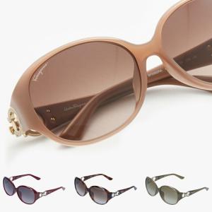 【美品】Ferragamo サングラス SF683SA-624 サングラス フェラガモ SF683SA 624 57サイズ オーバル パール