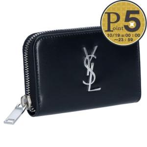 サンローランパリ SAINT LAURENT PARIS コインケース 小銭入れ カサンドラ 535411 0SX0E ブラック｜x-sell