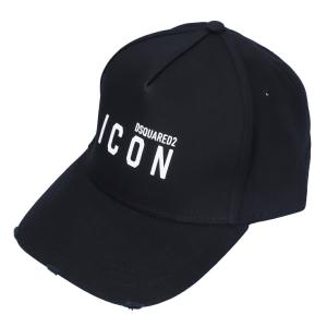 ディースクエアード DSQUARED2 キャップ 帽子 BE ICON BASEBALL CAP BCM0413 05C04312 ブラック(M063 BLACK/WHITE)｜x-sell