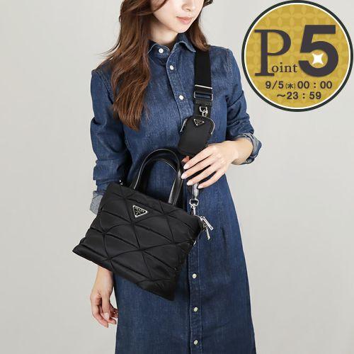 プラダ PRADA 2WAYバッグ Re-Nylon 1BG373 RDJN B9O ブラック(F0...