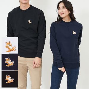 メゾンキツネ MAISON KITSUNE メンズ レディース スウェット トレーナー CHILLAX FOX PATCH GU00342KM0002