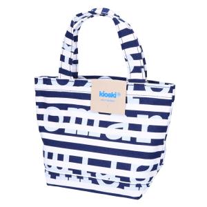 マリメッコ MARIMEKKO トートバッグ TASARAITA PIENI AHKERA 91398 ブルー系×ホワイト系(150 DARK BLUE/OFF WHITE) 【ゆうパケ可】【同梱不可】【ギフト不可】｜x-sell