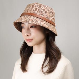 ロエベ LOEWE 帽子 ハット バケットハット ANAGRAM BUCKE K820HB1X07 2713 ブラウン｜テザーレブランドショップ