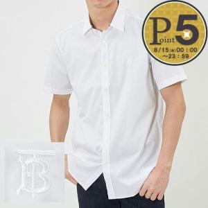 バーバリー BURBERRY メンズ 半袖 シャツ 8032313 A1464 WHITE｜x-sell