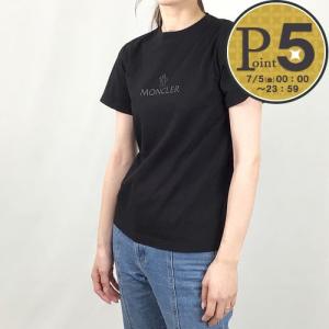 モンクレール MONCLER レディース Tシャツ 8C000 05 829H8 ブラック(999 BLACK)｜x-sell