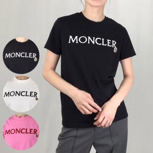 モンクレール MONCLER レディース Tシャツ ロゴ 8C000 09 829HP ホワイト｜x-sell