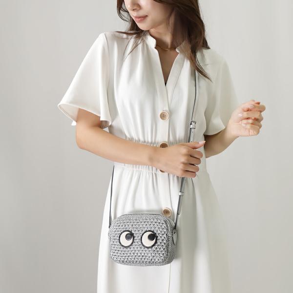 アニヤハインドマーチ ANYA HINDMARCH ショルダーバッグ EYES 176057 シルバ...