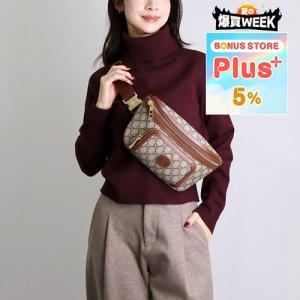 【並行輸入品】 グッチ GUCCI ウエストバッグ ボディバッグ 733240 92THG 8563 ベージュ＆エボニー ラージ ベルトバッグ