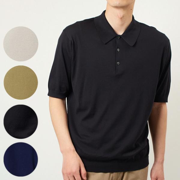 【並行輸入品】 ジョンスメドレー JOHN SMEDLEY メンズ ポロシャツ 半袖ニット ISIS...