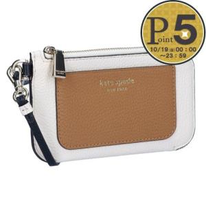 【新品】ケイトスペード　レザー キルティング キーリング付き ジップコインケース kate spade NEW YORK ケイトスペード カードケース katespade