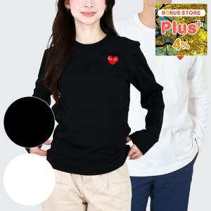 【並行輸入品】 コムデギャルソン COMME DES GARCONS ユニセックス 長袖 Tシャツ PLAY プレイ AX-T118 ハート ロゴ ロンT メンズ レディース｜テザーレブランドショップ