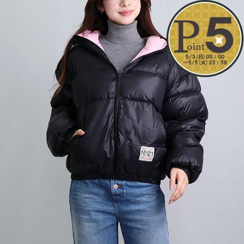 【お取り寄せ】 【並行輸入品】 ヌメロヴェントゥーノ N°21 キッズ レディース中綿ブルゾン バイ...