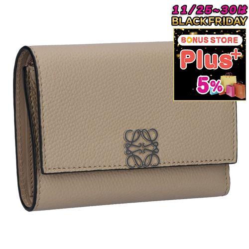 【並行輸入品】 ロエベ LOEWE 折財布 三つ折り財布 アナグラム バーティカル ウォレット スモ...