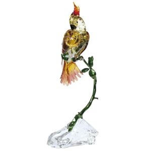 【予約会対象品】【お取り寄せ】 スワロフスキー SWAROVSKI 置物 ldyllia クルマサカオウム 5646611