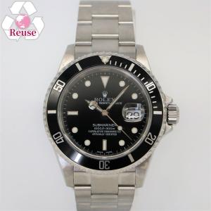 【お取り寄せ】 【リユース品】 ロレックス ROLEX 腕時計 メンズウォッチ サブマリーナデイト 16610 文字盤/ブラック｜x-sell