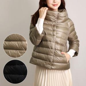 ヘルノ 134400円 ダウンジャケット チョコブラウン 46 HERNO（ヘルノ） レディース ダウンジャケット CAPES ケープ SOFIA