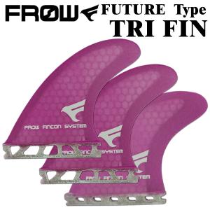 フィン ハニカムコア 紫 パープル PURPLE トライフィン トライ FIN TRI FUTURE レトロフィッシュ ショートボード フィンキー付