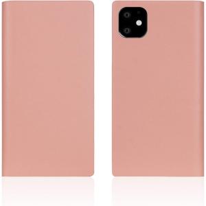 SLG Design(エスエルジーデザイン) iPhone 11 Calf Skin Leather Diary ベビーピンク SD17925i61R｜xb5fz5