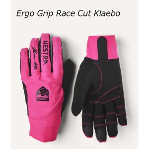 ヘストラ HESTRA クロスカントリースキー 手袋 レーシンググローブ Ergo Grip Race Cut Klaebo Model カラーfuchsia&Black(930100) 39820