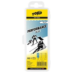 トコ TOKO ワックス WAX スキー スノーボード クロスカントリースキー フッ素低含有 ローフッ素 パフォーマンス ブルー 120g 5502017｜xc-ski