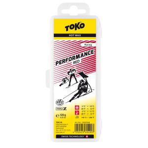 トコ TOKO ワックス WAX スキー スノーボード クロスカントリースキー フッ素フリー レーシングパフォーマンス レッド 120g 5502049｜xc-ski