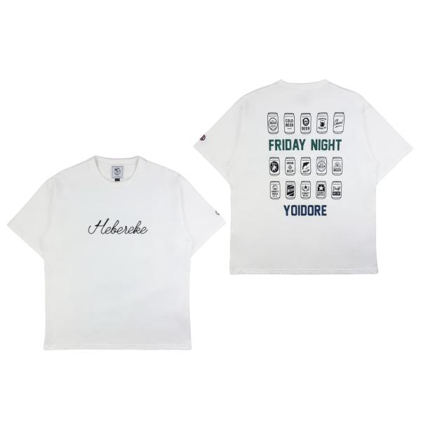 よいどれ YOIDORE 826209 ヘベレケビール ポケット Tシャツ カラーホワイト(90) ...