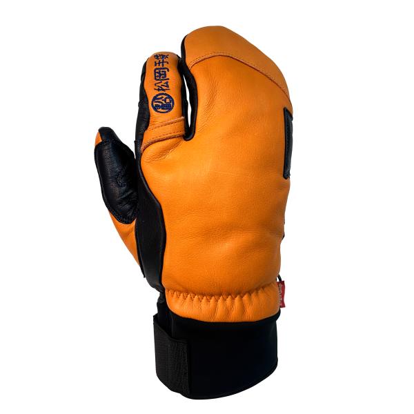 松岡手袋 ESK-2130 Extreme Ride 3本指 カラーORANGE/NAVY アルペン...
