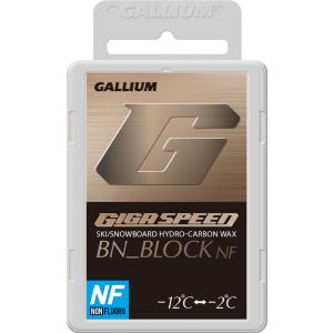 ガリウム GALLIUM ワックス WAX クロスカントリースキー アルペンスキー スノーボード フッ素フリー ギガスピード BNブロック NF (50g) GS4006｜xc-ski