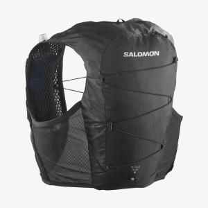 サロモン SALOMON トレイルランニングバックパック ハイドレーションベスト ACTIVE SKIN 8 SET Black LC1757900｜xc-ski