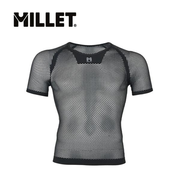 ミレー MILLET MIV01566 ドライナミック メッシュ ショートスリーブ カラーBLACK...