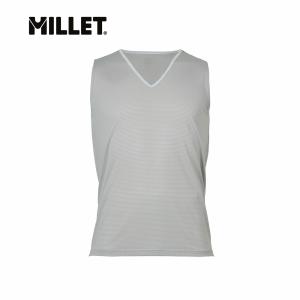 ミレー MILLET MIV02102 ドライナミック スルー II V ノースリーブ カラーSILVER(N7372) メンズ 軽量 ドライアンダーウェア ノースリーブ 登山 ビジネス｜クロカンスキー専門店富士スポーツ