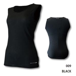 オンヨネ ONYONE OKV85523 レディース ブレステックPP ノースリーブ カラーBLACK(009) ポリプロピレン100% 軽量 オールシーズン スポーツ 登山 ランニング