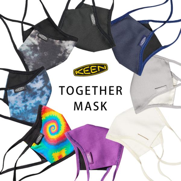 KEEN マスク TOGETHER MASK 2枚入り 洗えるマスク コットン おしゃれ 日本正規品...