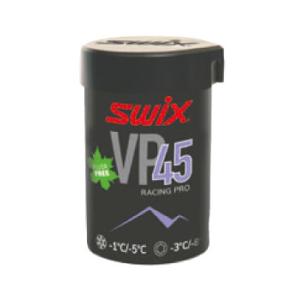 スウィックス SWIX ワックス クロスカントリースキー グリップ ボックス 止めワックス フッ素フリー ハードキックワックス パープルブルー 45g VP45｜xc-ski