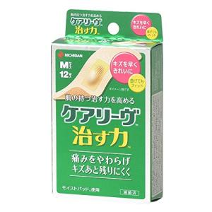 ニチバン Mサイズ ハイドロコロイド絆創膏 ケアリーヴ治す力 12枚入り
