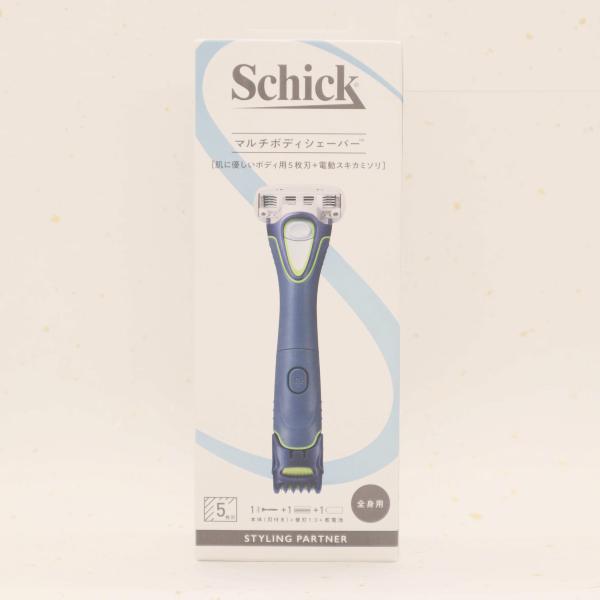 シック Schick マルチ ボディ シェーバー (刃付き + 替刃1コ) トリマー スキンガード付...