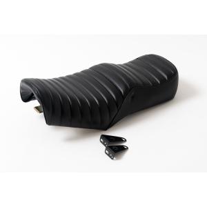 Nerv　GN125 2F 預かりシート 張替え施工 張り替え作業+色が選べる) GN125 シート/カバー/生地/表皮 黒