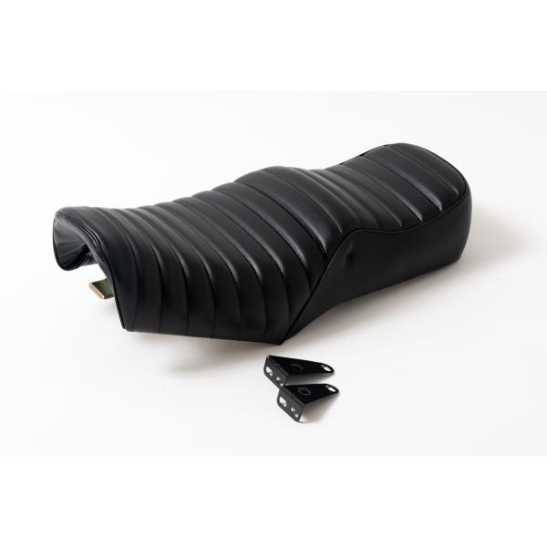 GN125 GN125H GN125-2F シート 座席 黒 タックロール 社外品