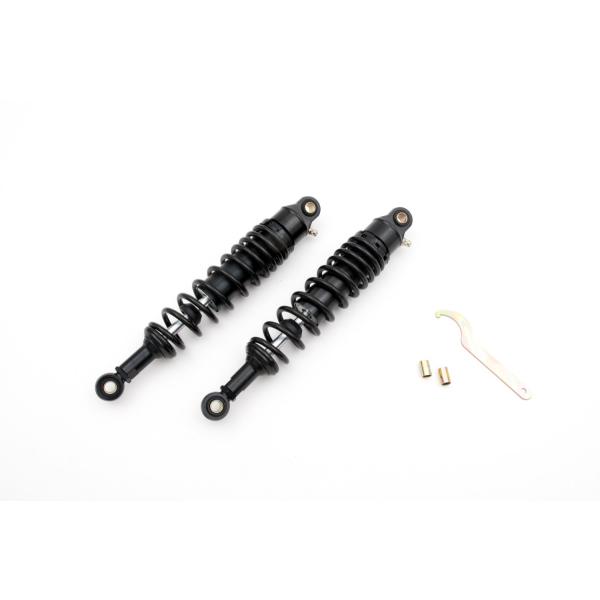 340mm リアサスペンション リアショック 汎用 旧車 ゼファー 黒